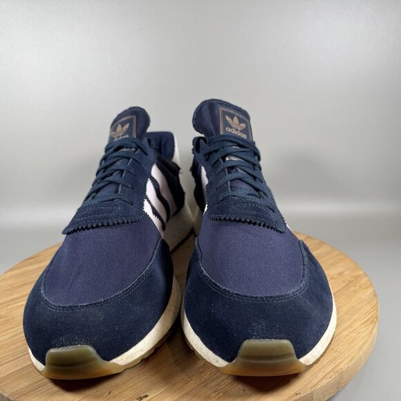 S Adidas Iniki Runner‎ Collegiate Navy 2017 Running Shoes Men's Sz 13 SNEAKERS - Picture 2 of 8